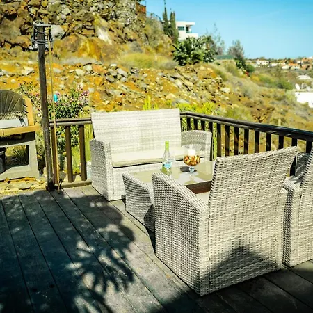 One Bedroom With Sea View Private Pool And Furnished Garden At San Bartolome De Tirajana 1 Km Away From The Beach Apartmán *
