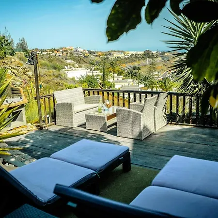 One Bedroom With Sea View Private Pool And Furnished Garden At San Bartolome De Tirajana 1 Km Away From The Beach *